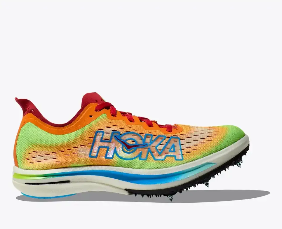 HOKA Cielo FLYX Solar Flare Cerise - Men's Running Shoes & Trainers - front view