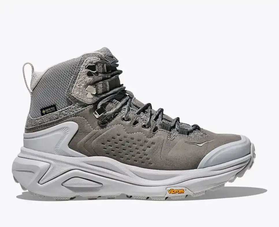 HOKA Elite Terrain System Kaha 3 GORE-TEX Galactic Grey Cosmic Grey - Men's Running Shoes & Trainers - front view