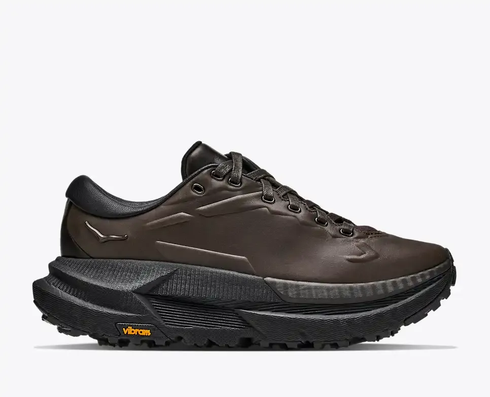 HOKA Elite Terrain System Mafate X Cast Iron Black (All Gender) - Men's Running Shoes & Trainers - front view