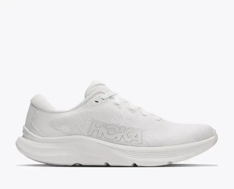 HOKA Solimar 2 White - Men's Running Shoes & Trainers - front view