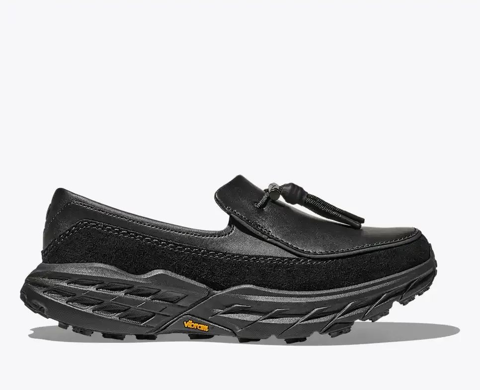HOKA Speed Loafer Black - Men's Running Shoes & Trainers - front view