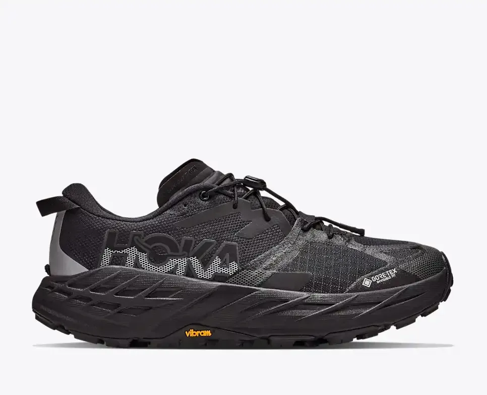 HOKA Speedgoat 7 GORE-TEX® Black Carbon Black - Men's Running Shoes & Trainers - front view