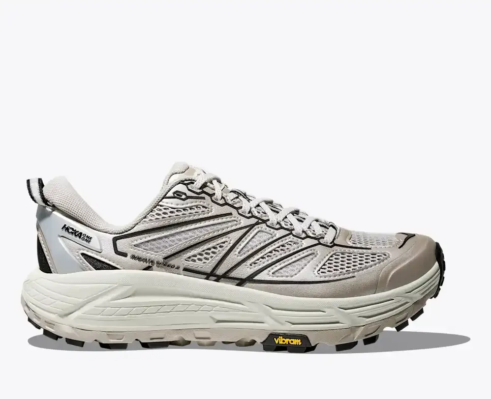 HOKA Stealth/Tech Mafate Speed 2 Putty Black - Men's Running Shoes & Trainers - front view