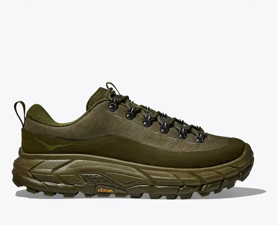 HOKA Tor Summit Moss Green Spruce Green - Men's Running Shoes & Trainers - front view