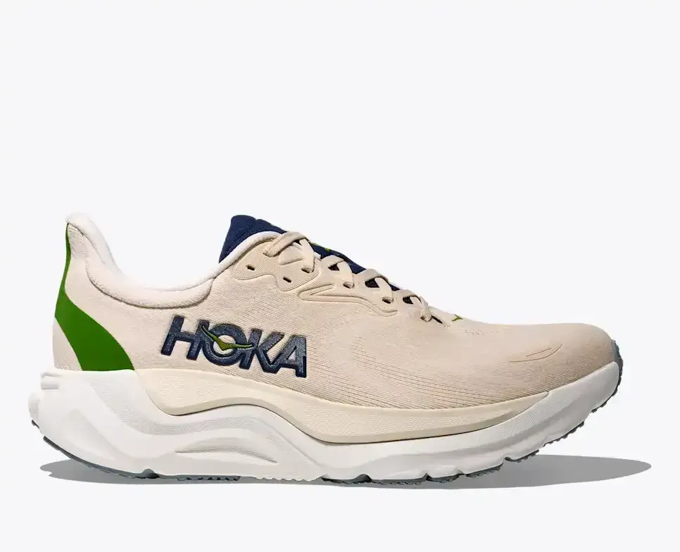 HOKA Arahi 8 Alabaster Birch - Men's Road Running Shoes & Trainers - front view