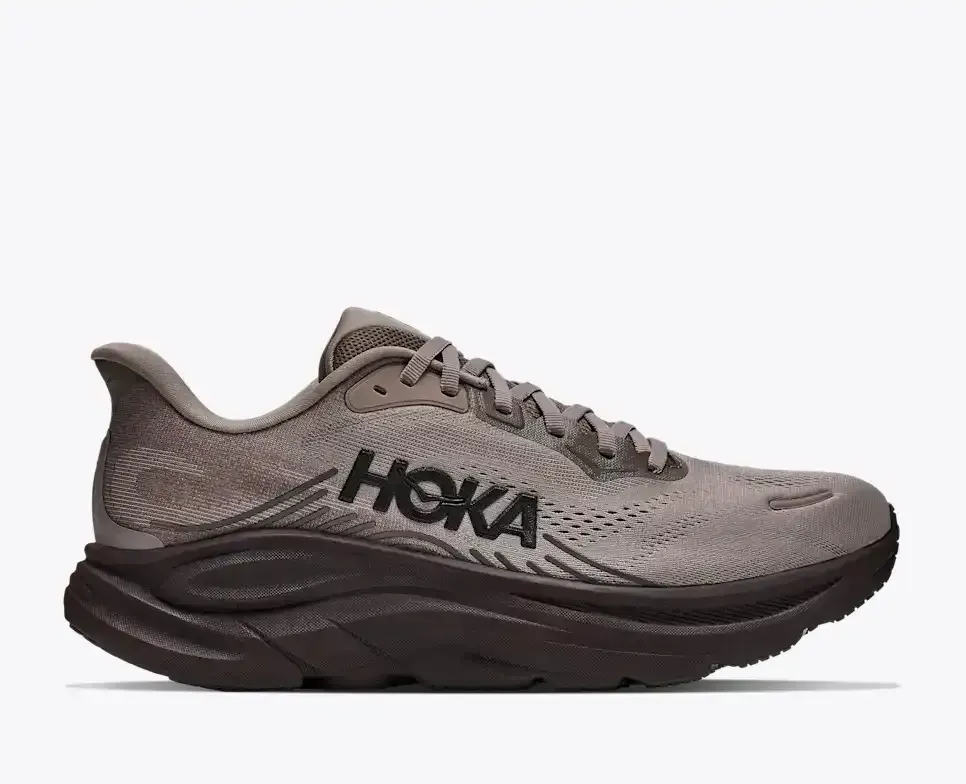 HOKA Clifton 11 Boulder Grey Pebble Grey - Men's Road Running Shoes & Trainers - front view