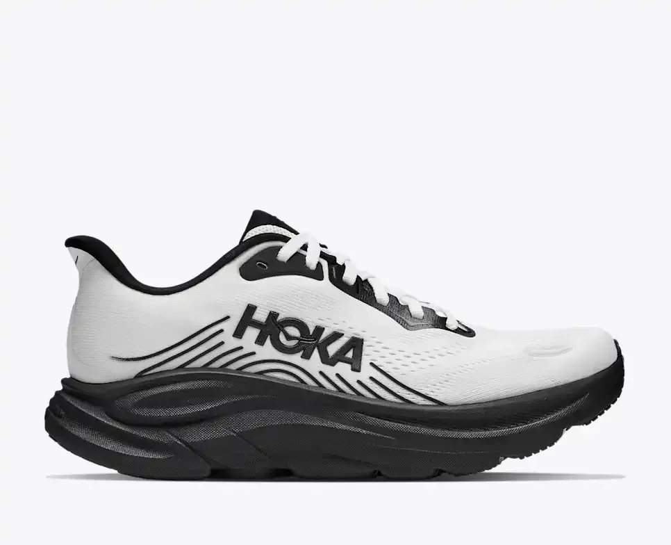 HOKA Clifton 11 Road Running White - Men's Road Running Shoes & Trainers - front view