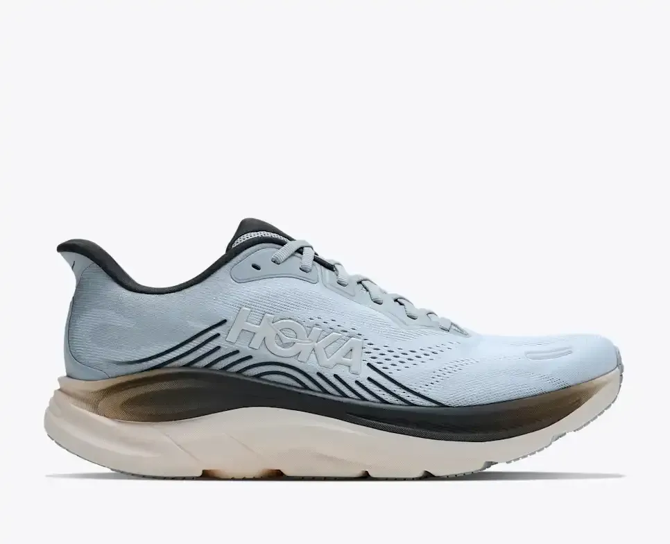 HOKA Clifton 11 Stardust Alabaster - Men's Road Running Shoes & Trainers - front view