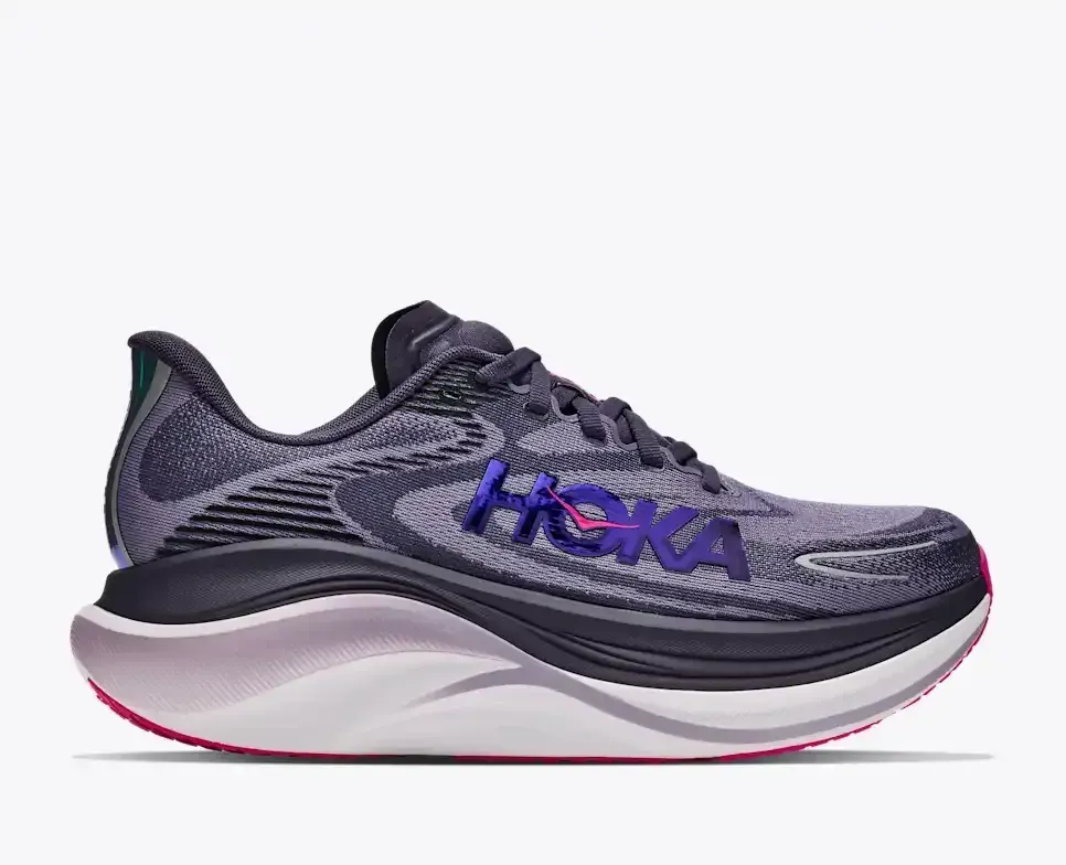 HOKA Skyward X 2 Squid Ink Neon Dragonfruit (Women’s) - Road Running Shoes - front view