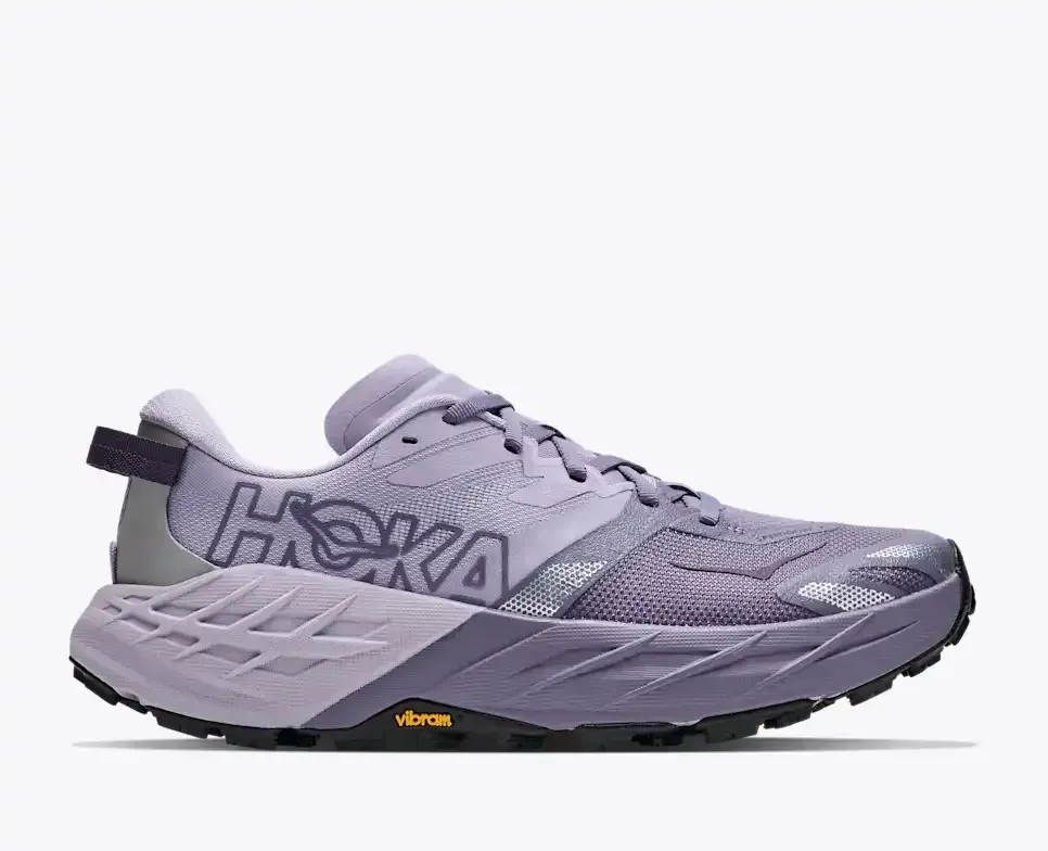 HOKA Speedgoat 7 Mellow Lilac Purple Fog (Women’s) - Hiking Boots & Shoes - front view