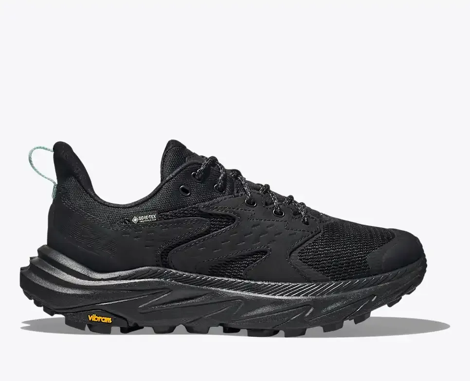 HOKA Anacapa 2 Low GORE-TEX Black (Women’s) - Hiking Boots & Shoes - front view