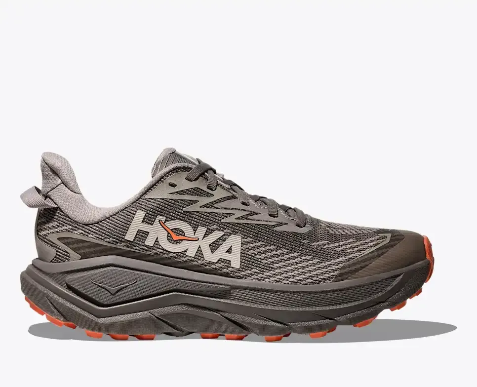HOKA Challenger 8 GORE-TEX Cement Gravel (Women’s) - Trail Running Shoes - front view