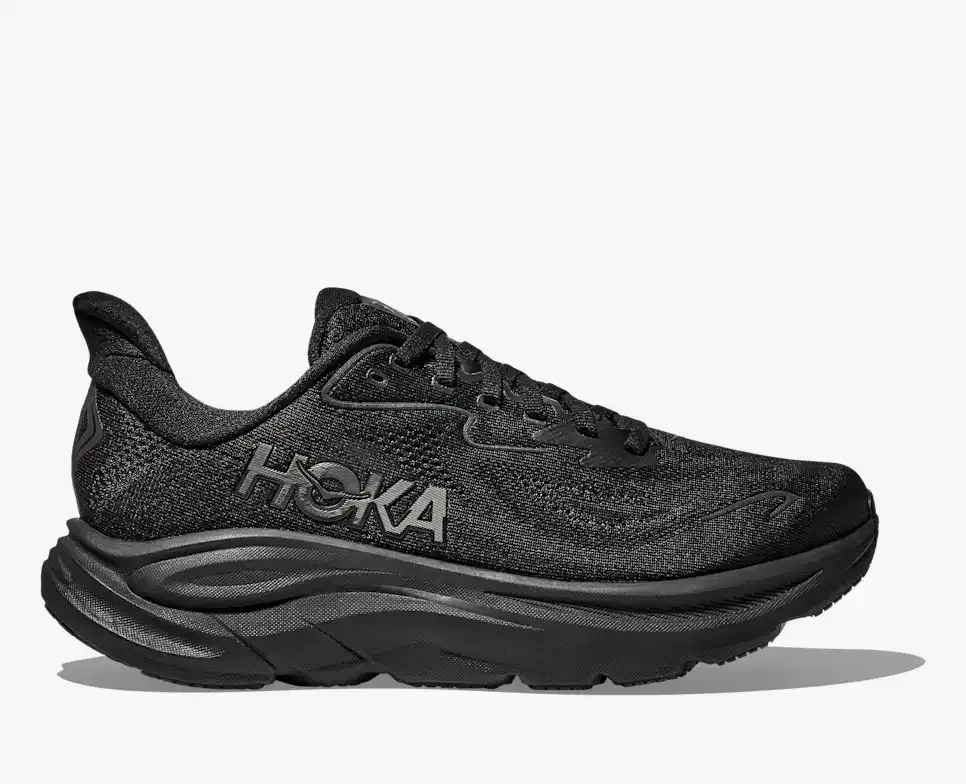 HOKA Clifton 10 Black (Women’s) - Clifton 10 - front view