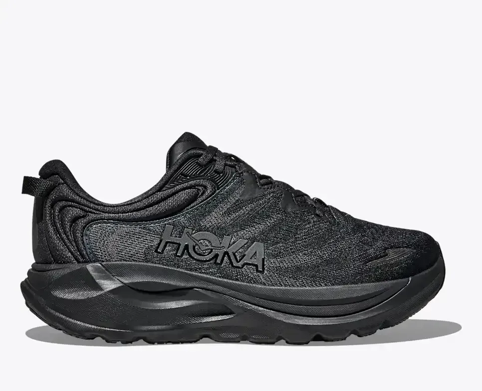 HOKA Gaviota 6 Black (Women’s) - Road Running Shoes - front view