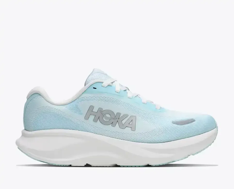 HOKA Rincon 5 Glimmering Blue Silver (Women’s) - Road Running Shoes - front view