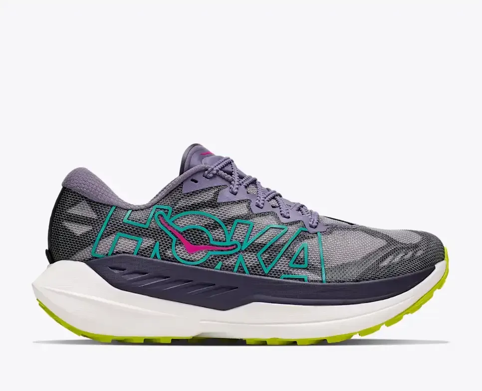 HOKA Rocket X Trail Purple Fog Hoka Citrus (Women’s) - Trail Running Shoes - front view
