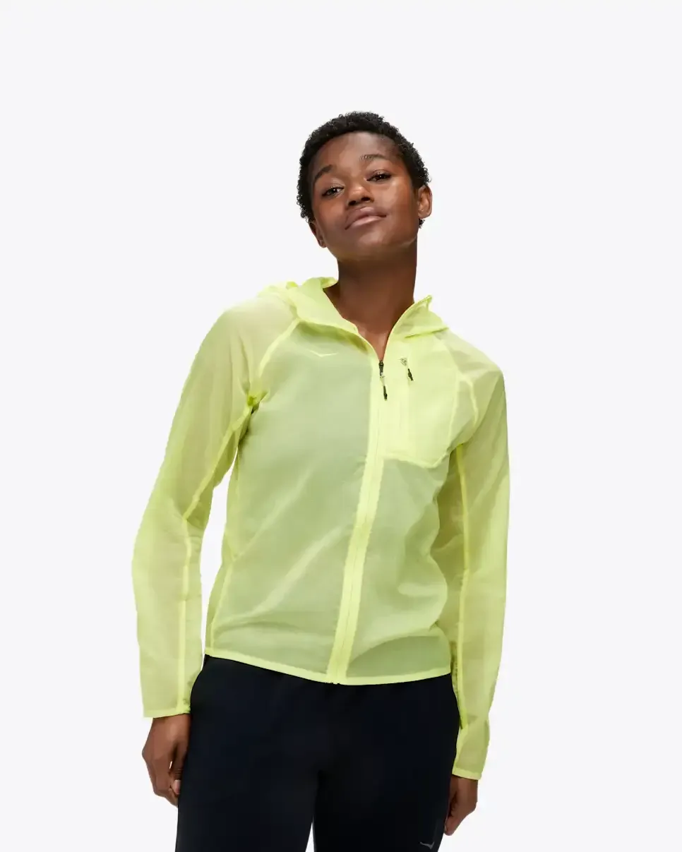 HOKA Skyflow Jacket Citrus Glow (Women’s) - Women's Products - front view