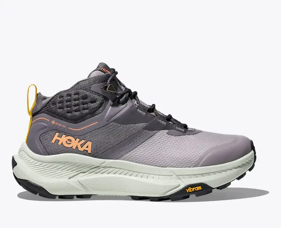 HOKA Transport Hike GORE-TEX Grey Skies Sea Glass (Women’s) - Women's Running Shoes - front view