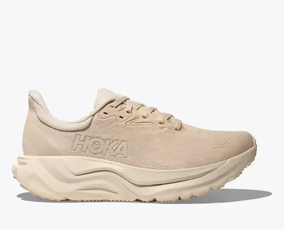 HOKA Arahi 8 Birch Alabaster (Women’s) - Road Running Shoes - front view
