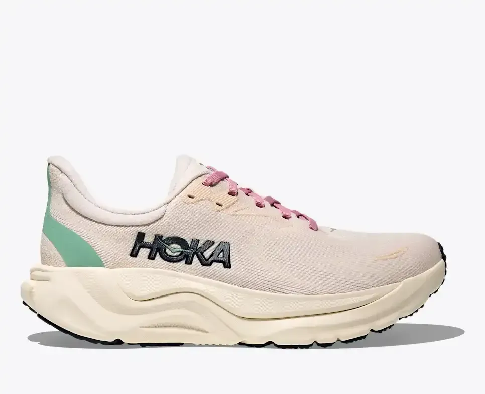HOKA Arahi 8 Rose Cream Alabaster (Women’s) - Road Running Shoes - front view